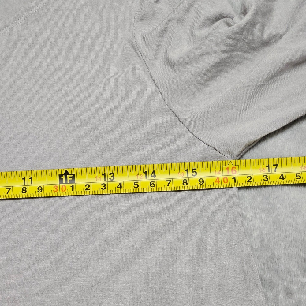 Eileen Fisher Petite Gray‎ Long Sleeve Tunic Top Shirt Size PP - Picture 6 of 10